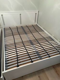 IKEA Queen Bed Frame – White