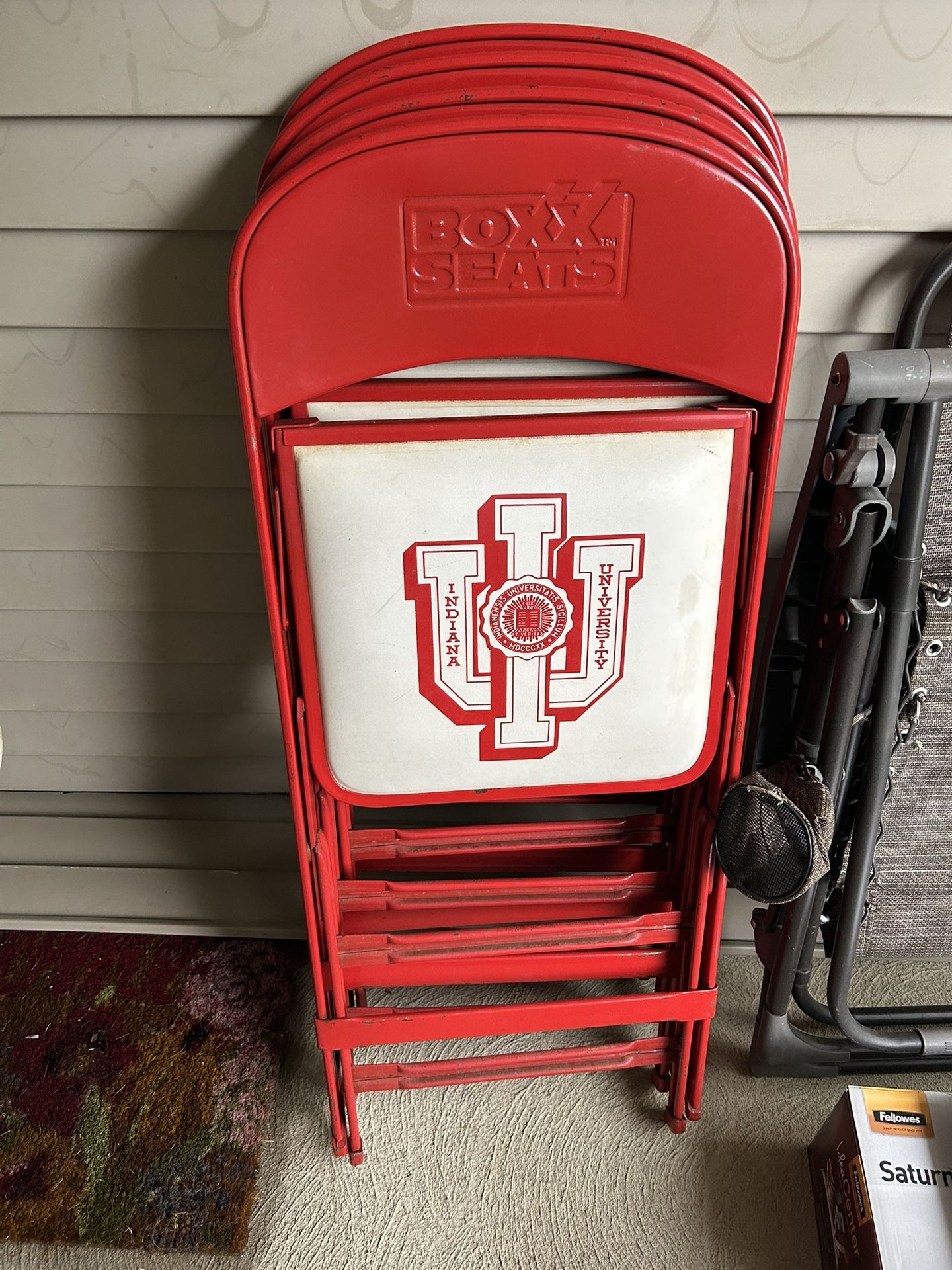 IU Stadium Logo Folding Chairs (4)