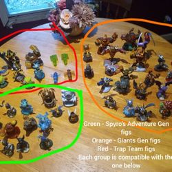 46~ Skylanders Minifigures