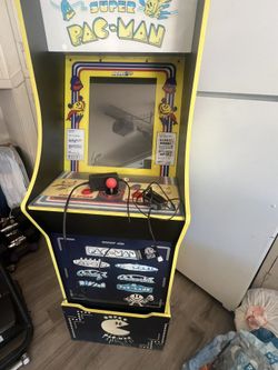 Super Pac-Man + More Games Arcade Machine With Riser On The Bottom 