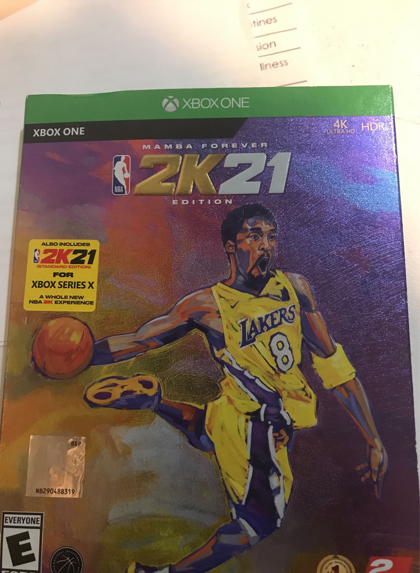 NBA 2K21 Mamba Forever Edition (verified seller)