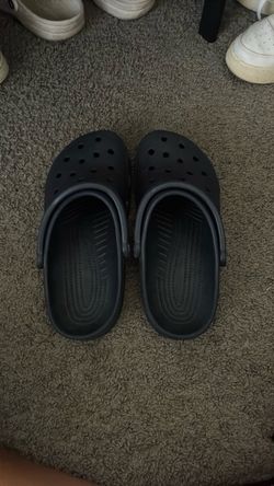 Dark Navy Blue Crocs