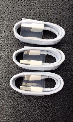 iPhone USB Cables 3 for $10