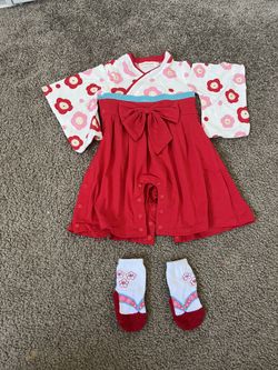 Baby Japanese Kimono Dress 