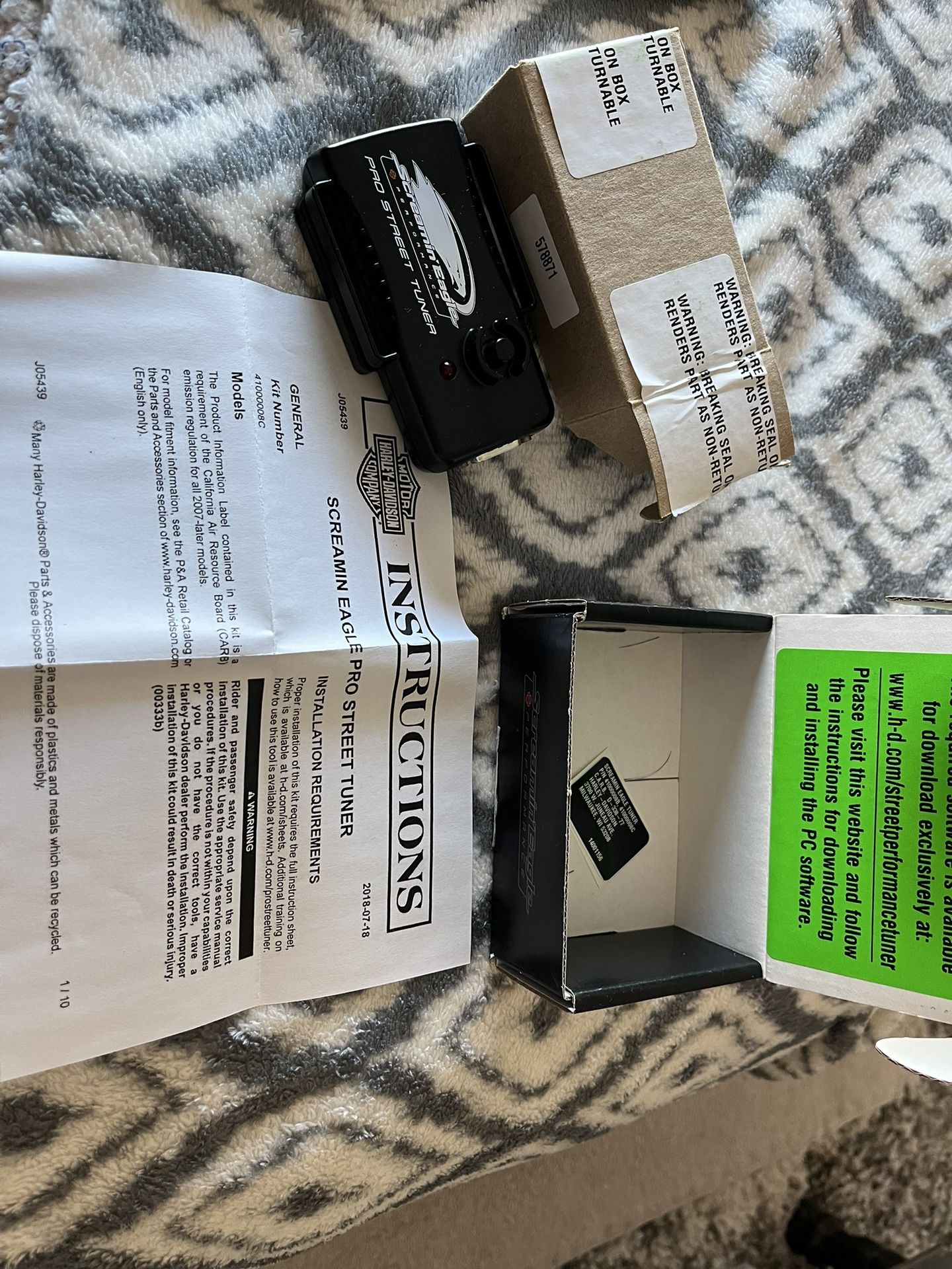 Harley Davidson Screaming Eagle Pro Street Tuner
