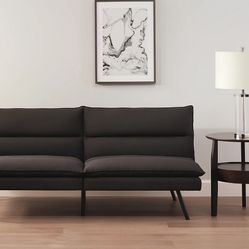 Pillow Top Futon - Charcoal, Brand New In The Box - Mainstays Brand