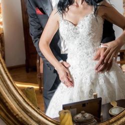 Ivory Wedding Dress-David’s Bridal 