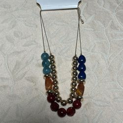 Mix It Multi Colored Beaded Layered Necklace