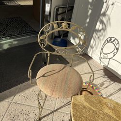 Antique Metal Chair