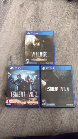 PS4 Resident Evil 2, 4, 8