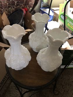 Milkglass Vases $20 EACH