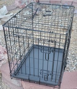 New Two Door 24" Inch Long Dog Crate Carrier
