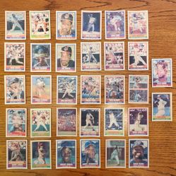 1989 SPORTSFLICS BASEBALL CARDS, LOT OF 32