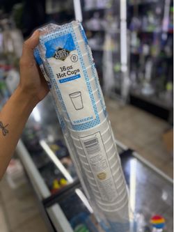 First Street 16 oz Plastifoam Hot Cups (25 Count) - Brand New