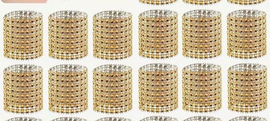 49 pcs golden napkins ring