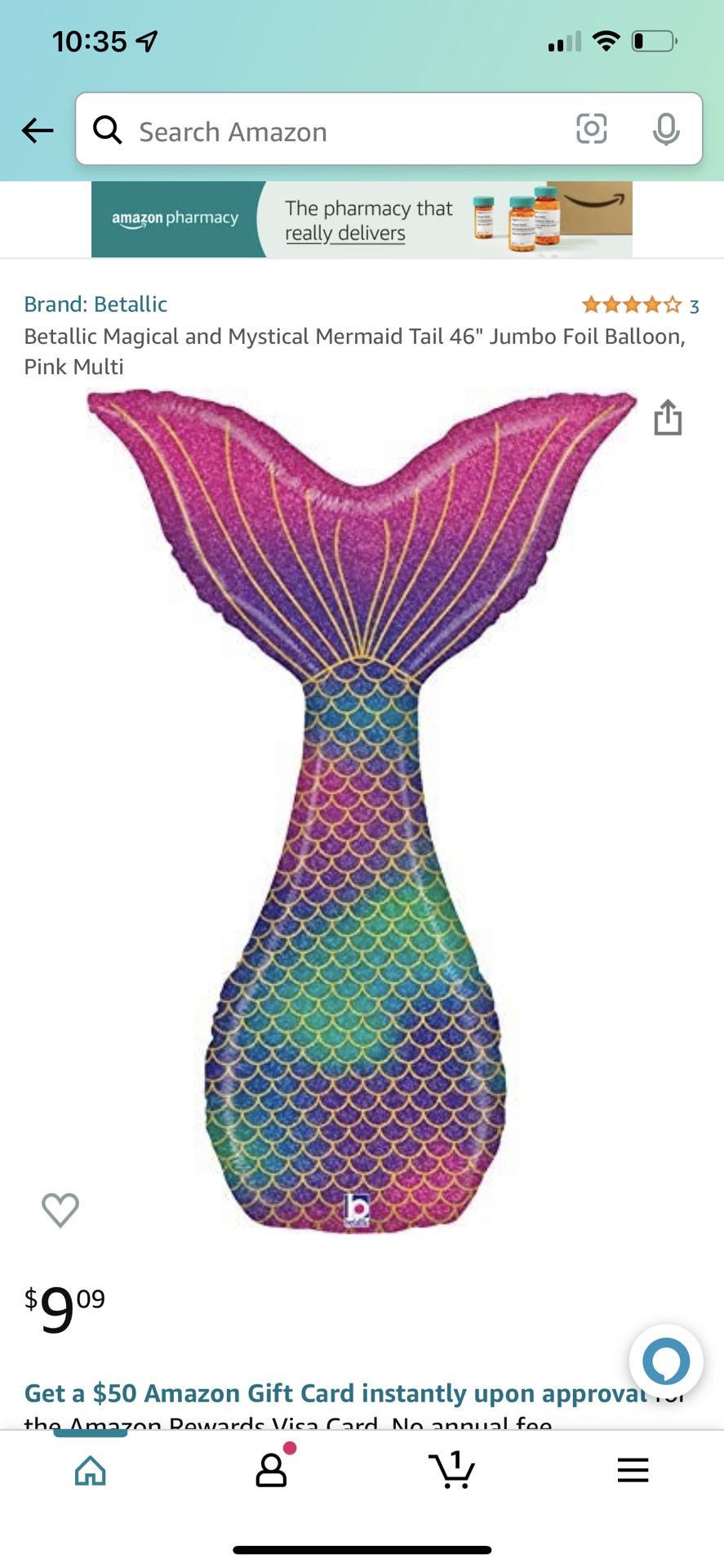 Mermaid Balloon Tail
