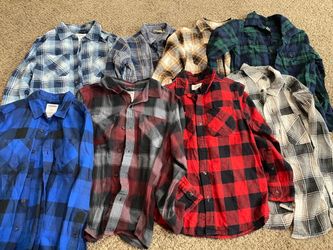 Flannel long sleeves for boys