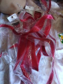 9 Cherry red strip extensions