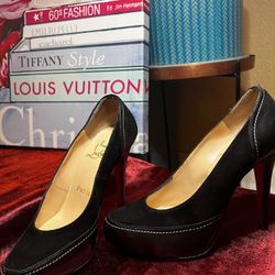 Christian Louboutin Defil Black Suede