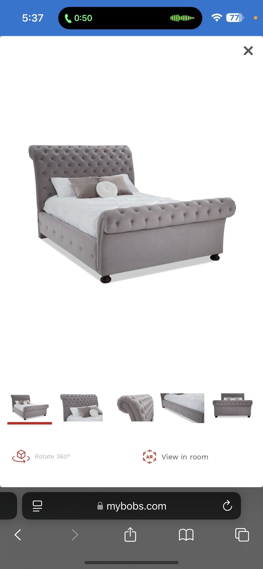 Queen Sleigh Bed And dresser