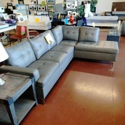 Leather Look Sectional Brown Or Black Normally $599