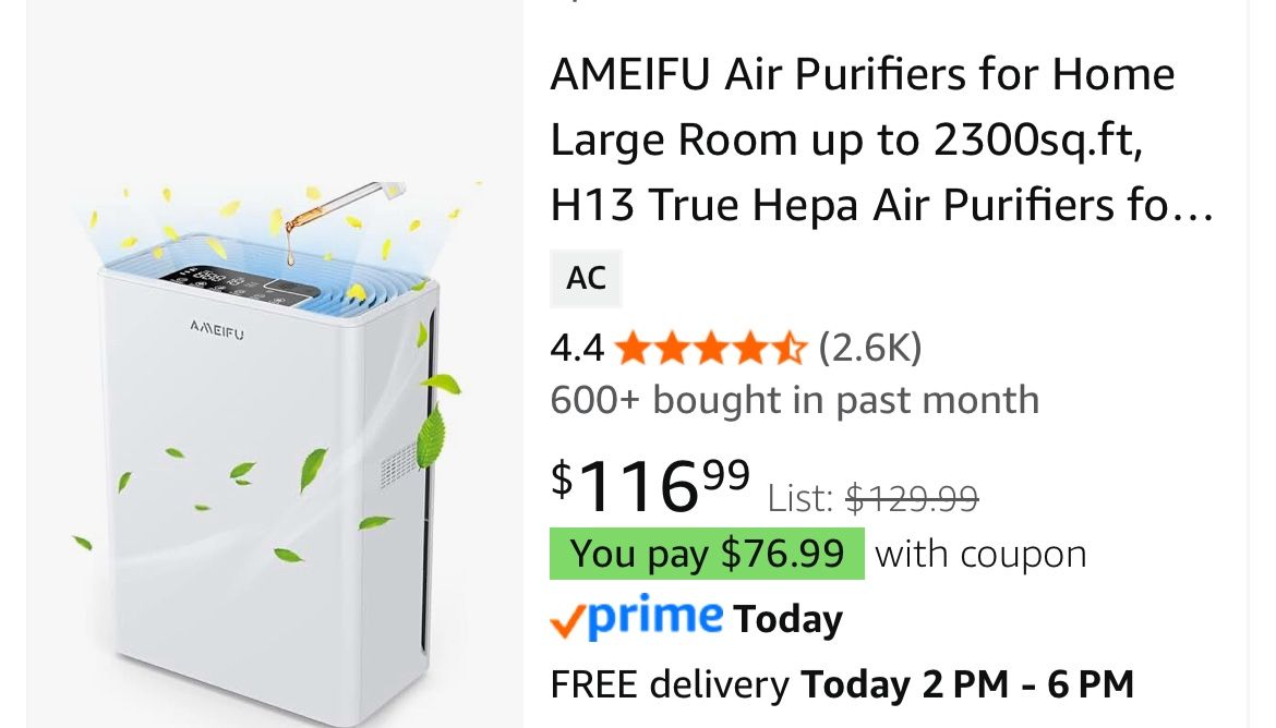 Ameifu Air purifier