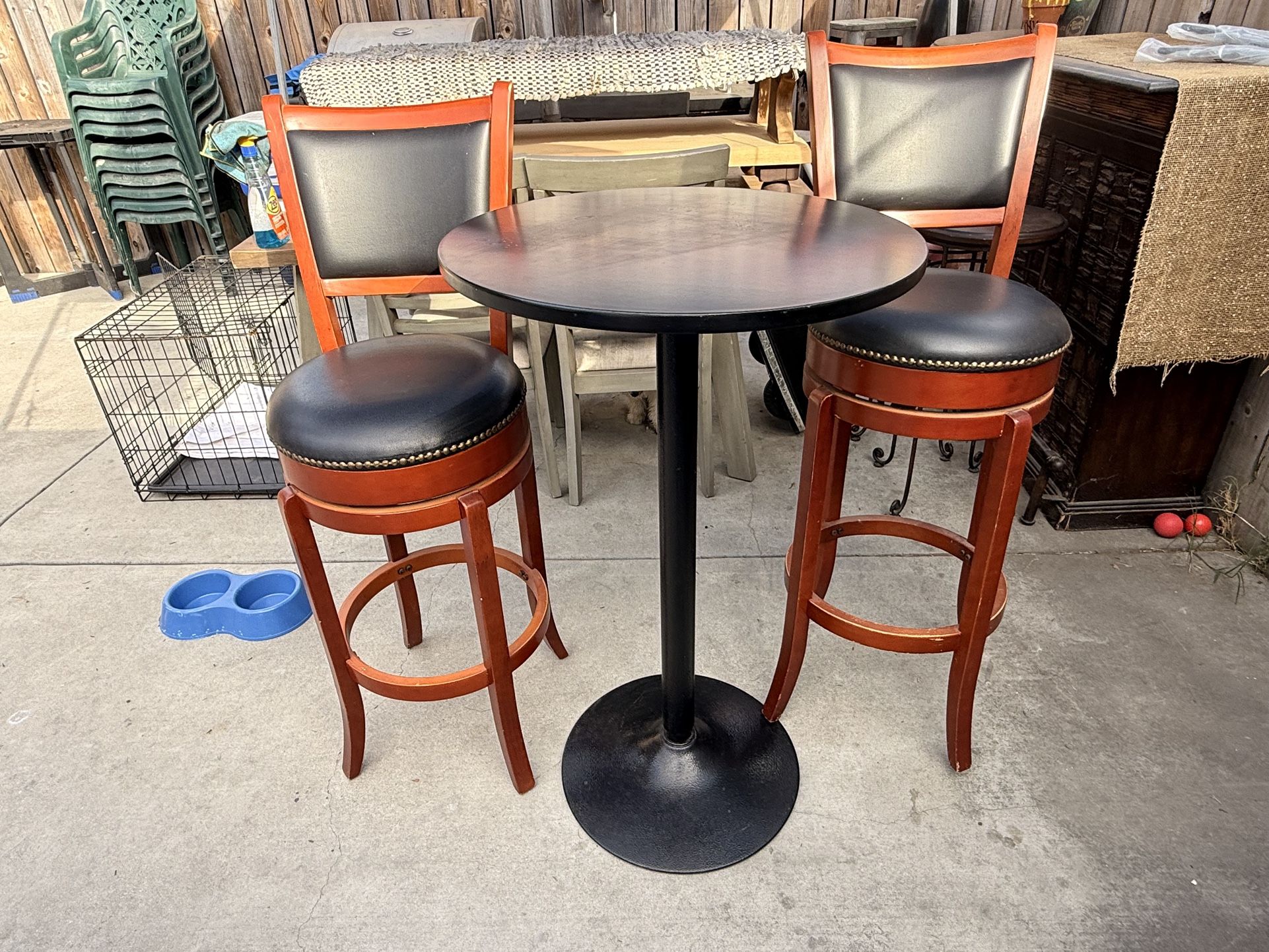 2 Chairs And Pub Table
