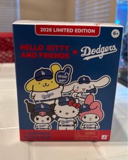 Kuromi Hello Kitty and Friends Dodgers Plush
