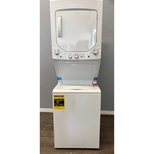 SALE!! GE 2.3 Cu. Ft. Washer & 4.4 Cu.Ft Electric Dryer Laundry Center GUD24ESSMWW