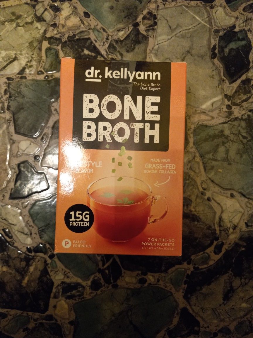 Dr. Kellyann Bone Broth Kellyann’s Homestyle Flavor Grass Fed 7 Power Packets