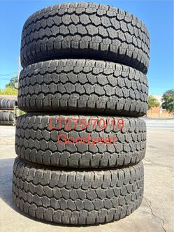 Goodyear Wrangler Advanvce with Kevlar LT275/70/18 Tires Set of 4