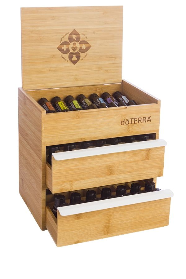 Doterra Deluxe Bamboo Box (Double Drawer) 
