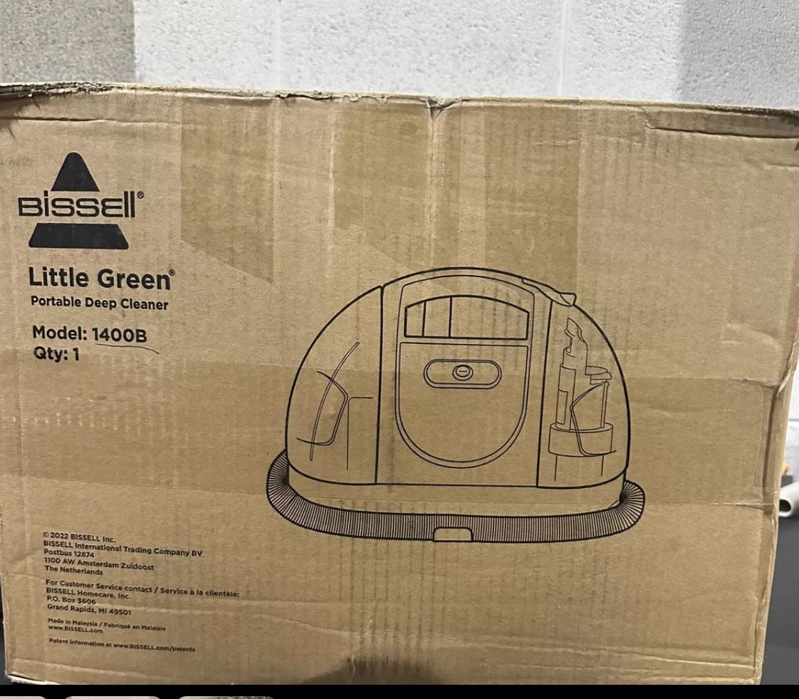 BISSELL Little Green Portable Carpet & Upholstery Cleaner, 1400B for