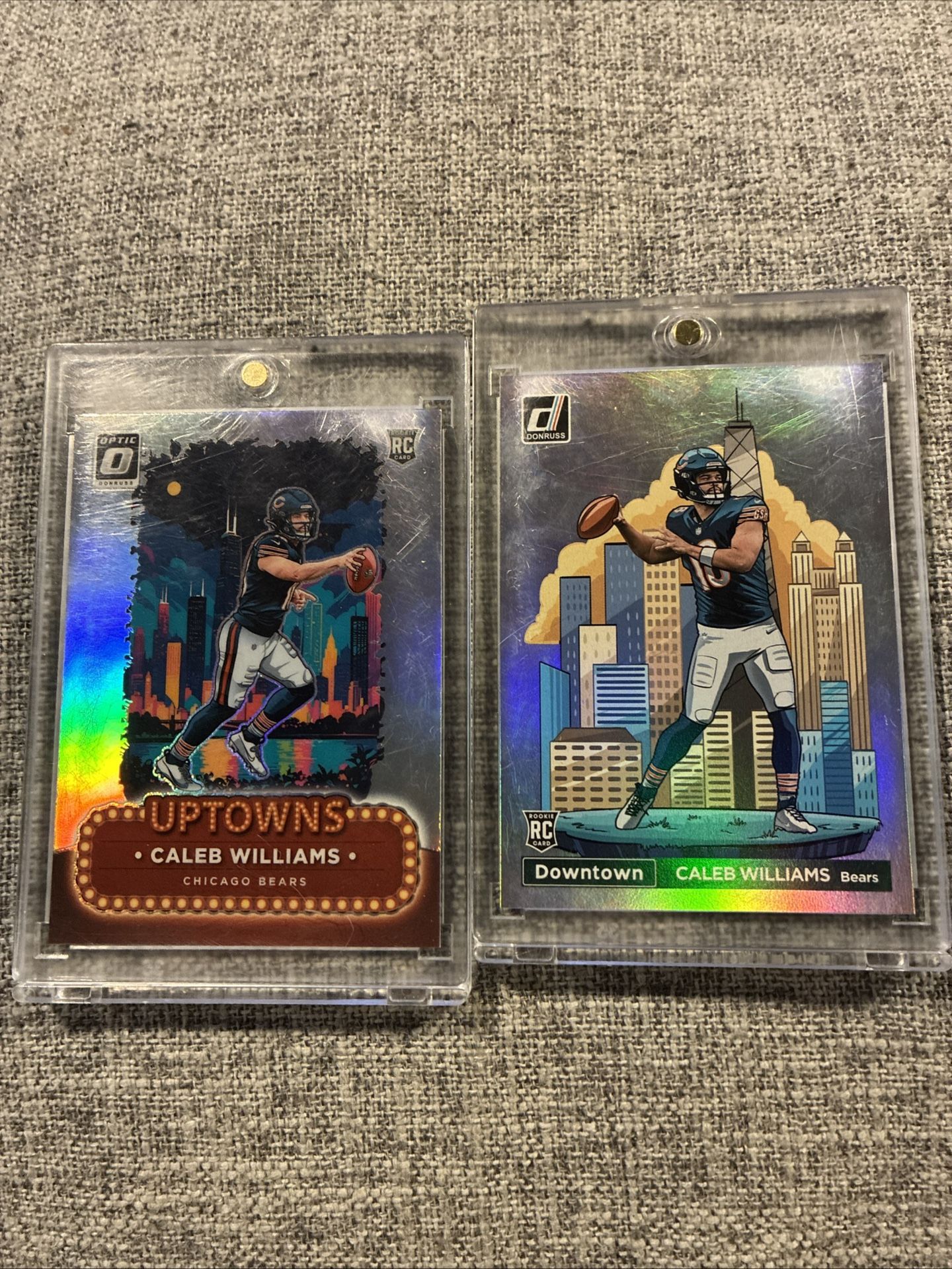 Caleb Williams Downtown + Uptown Case Hits Perfectly Centered Freshly Pulled