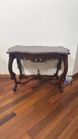 Antique Wood Accent Table