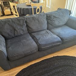 Blue couch