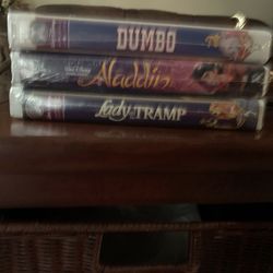 Disney VHS movies vintage factory Sealed - Sold individually 