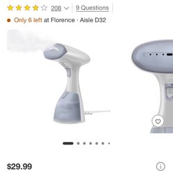 Extreme Steam Conair Lightweight Fabric Steamer