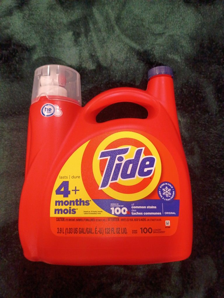 Tide Detergent 100 Loads 