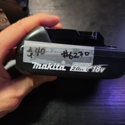Makita 18v 2.0ah Lithium-Ion 