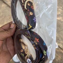 Lv Dog Collar N Leash Set