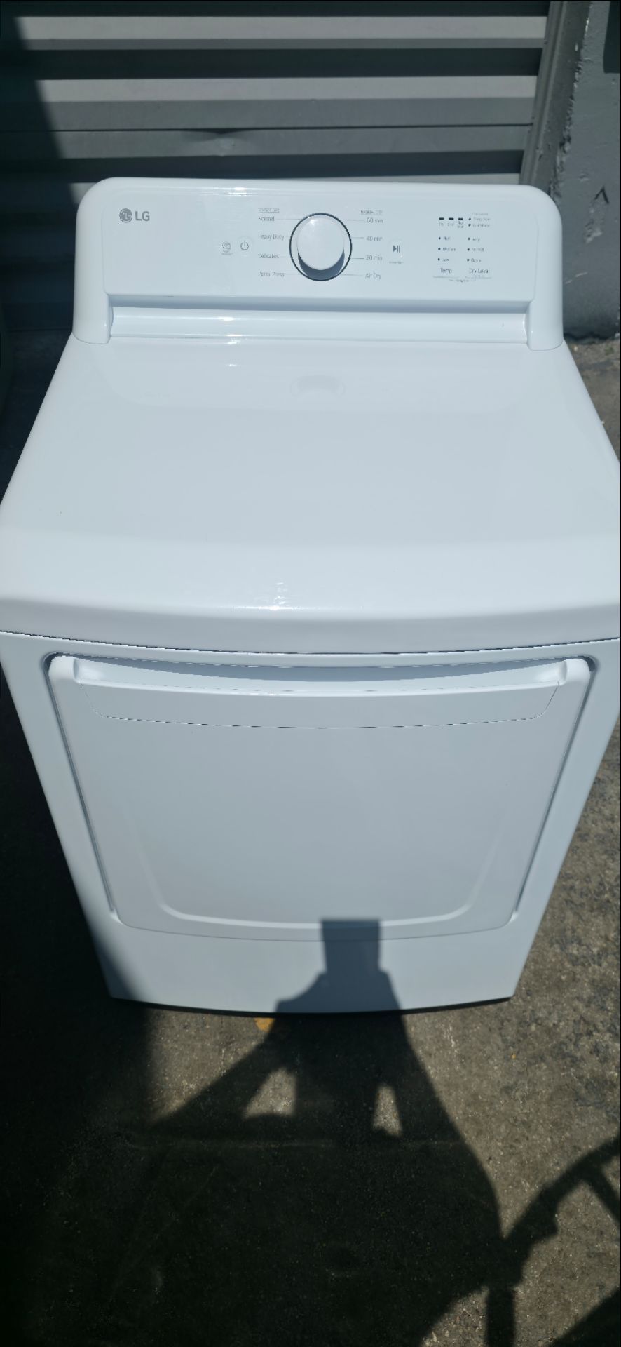 LG White Dryer