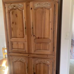 ARMOIRE - Blond solid wood