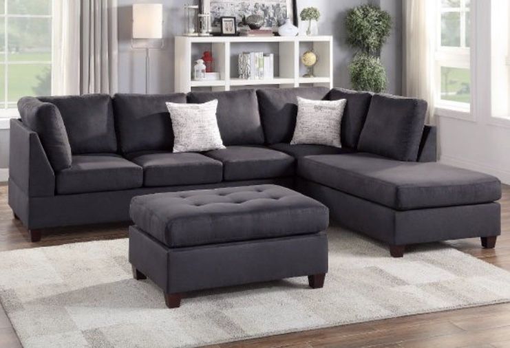 Sectional Sofa + Ottoman