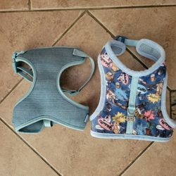 2 Dog Collar Harness Small. Soft. Like New Both For $15.