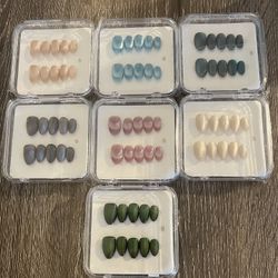 Reusable Glossy Press-On Nails – Salon Look, Easy Apply, Multiple Colors