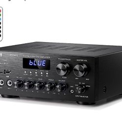 Moukey Home Audio Amplifier Stereo Receivers with Bluetooth 5.0