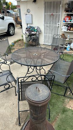 Metal Patio Set