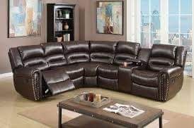 New Brown Recliner Sectional Couch Only $50 Down Payment