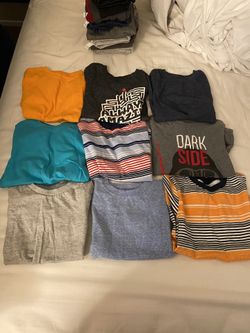 9 size 4T basic shirts